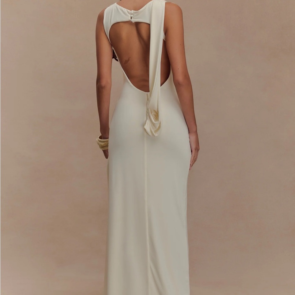 Meshki Cream Maxi Dress - Picture 2 of 5